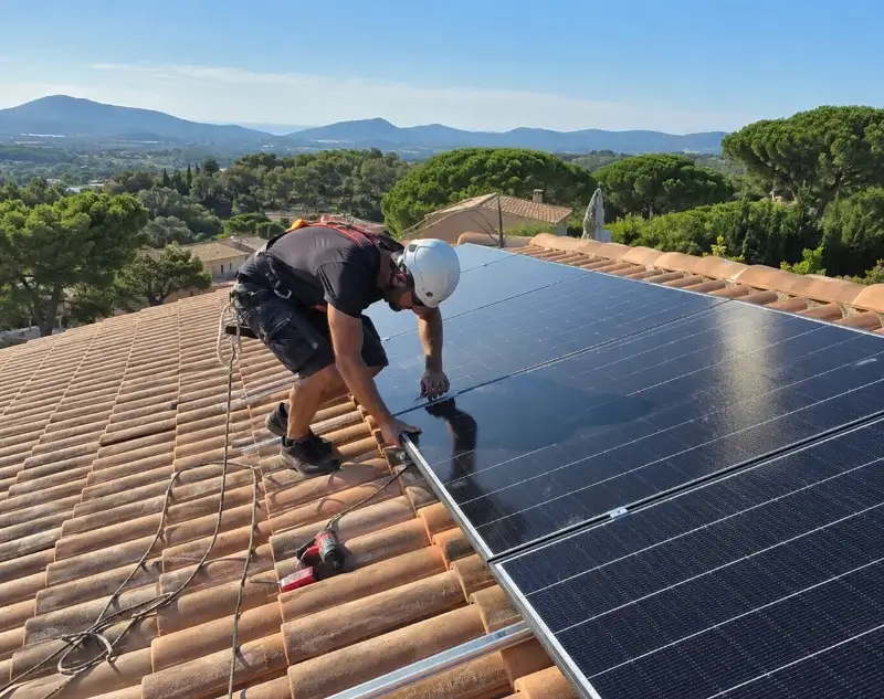 Installateur panneaux solaires Saint-Étienne-de-l'Olm — pose photovoltaïque sur toiture