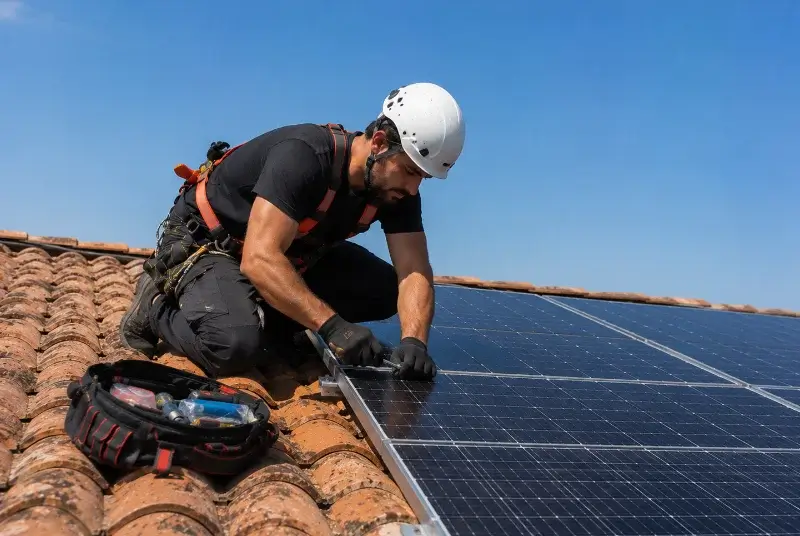 Maintenance et monitoring de panneaux solaires à Saint-Étienne-de-l'Olm