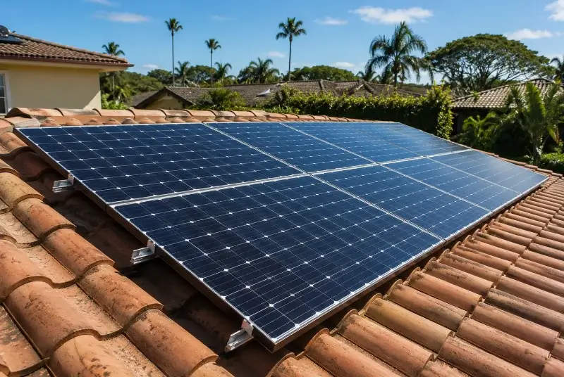 Installation de panneaux solaires à Saint-Étienne-de-l'Olm